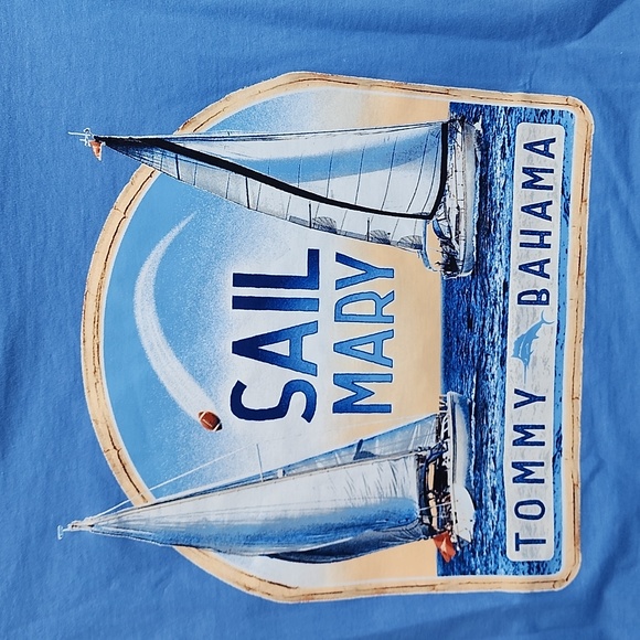 TOMMY BAHAMA T-SHIRT, MEDIUM, BLUE COLOR - Picture 5 of 9